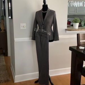 Gray Wool 2P ladies suit
